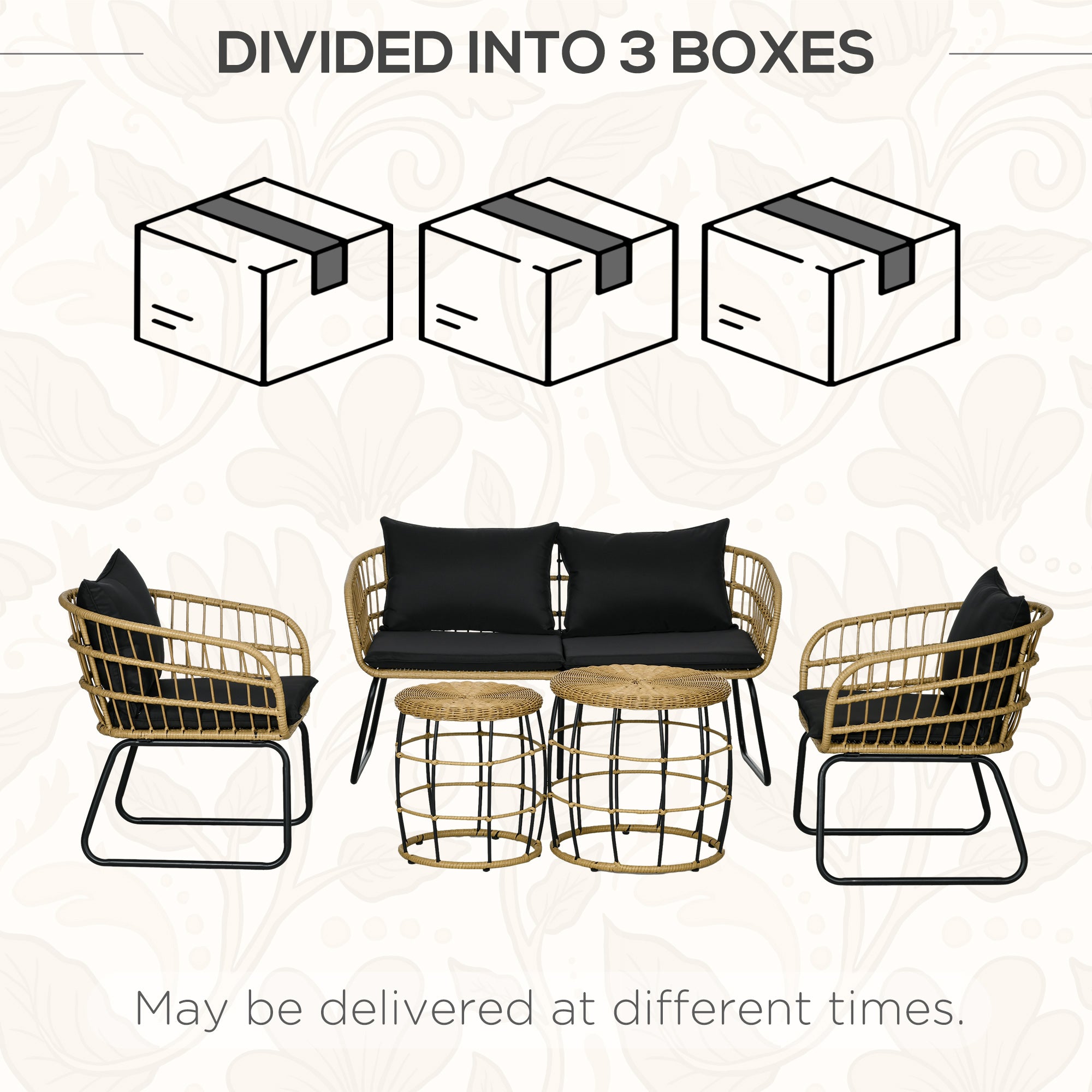 Outdoor Lounge Furniture Set
