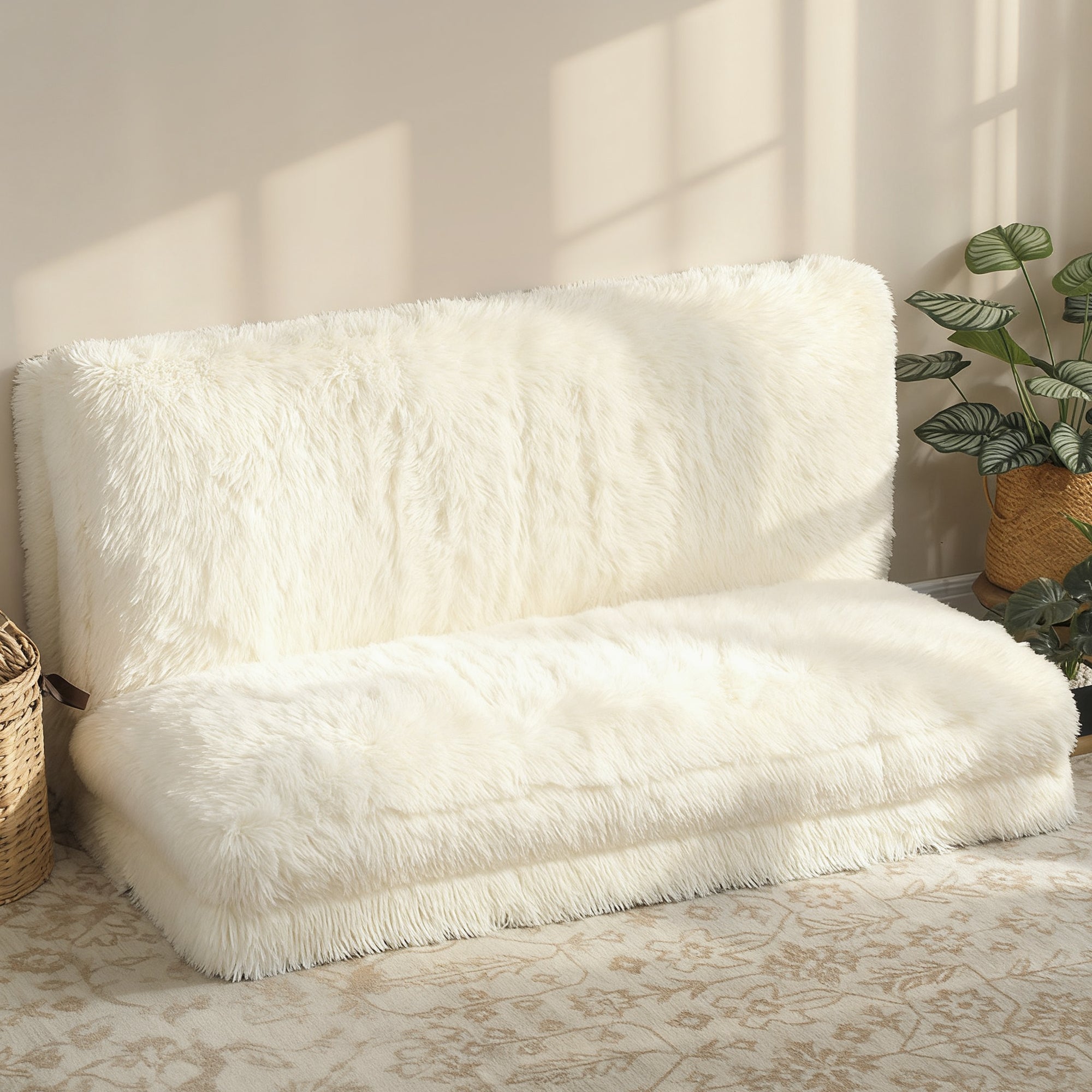 Plush Bean Bag Sofa Bed