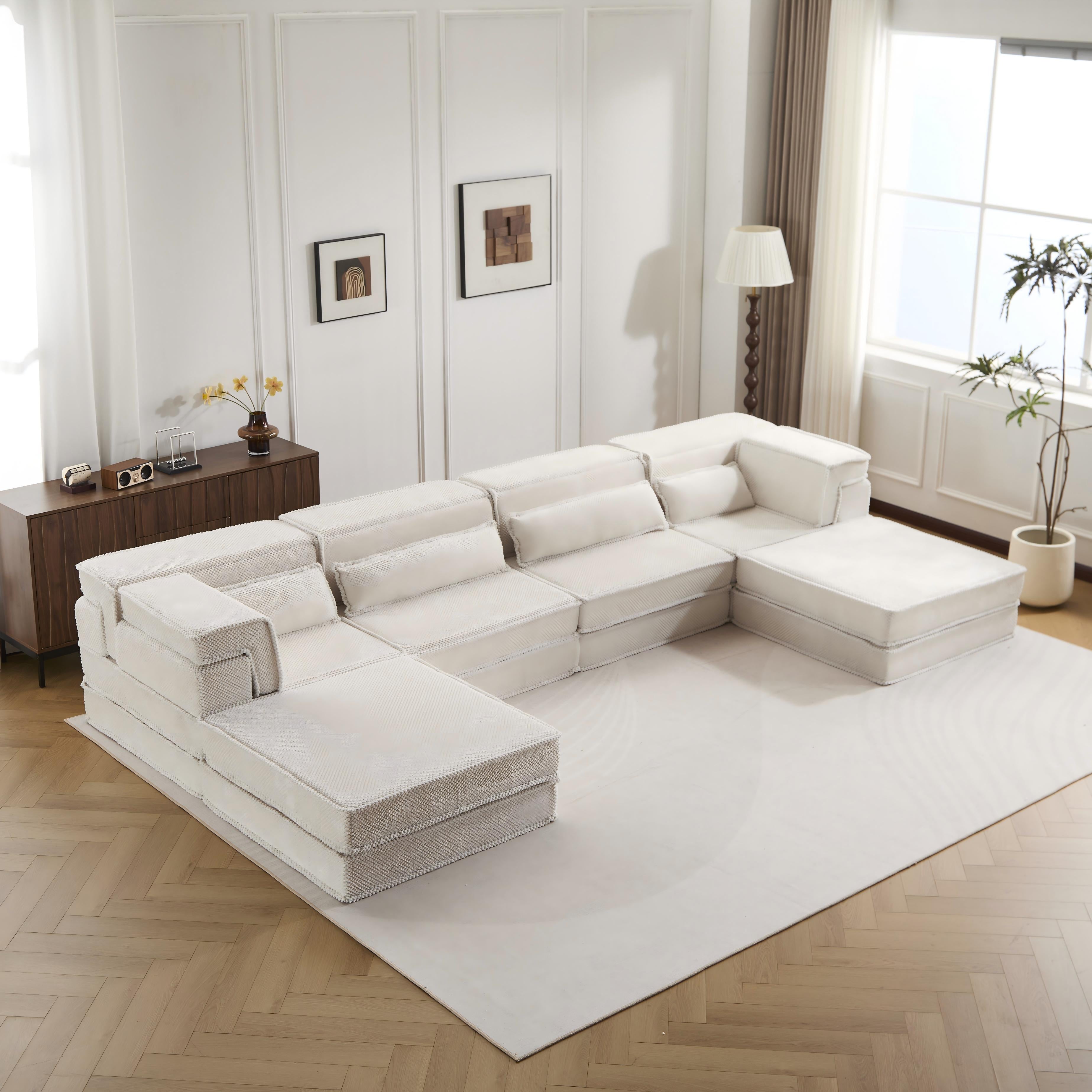 White Sectional Sofa