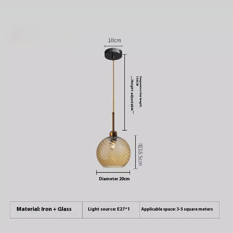 Internet Hot Glass Chandelier Living Room Bedroom