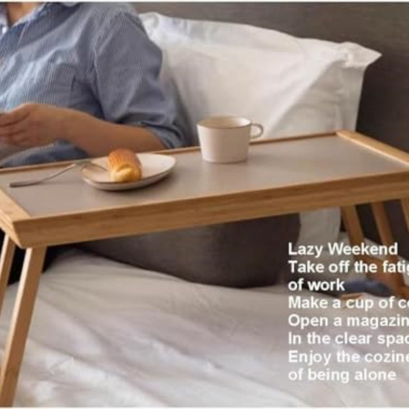 Bamboo Folding Table Coffee Table, Tatami Windowsill Low Table Bedside Table, Portable Tea Tray For Bedroom Living Room Home Office.