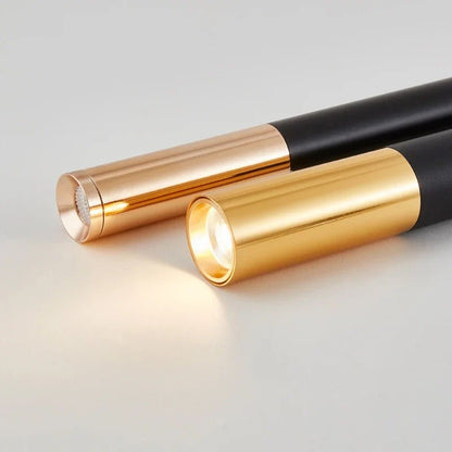 Black Aluminum Cylinder Dimmable LED Pendant Light - Decorbites