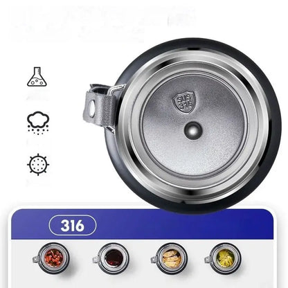 Black and silver stainless steel 24hr cold cup lid with black rubber seal and sus 316 marking for cold cup stainless use
