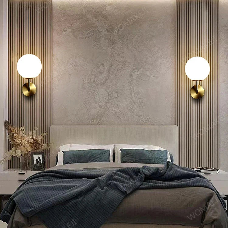Modern bedroom interior.