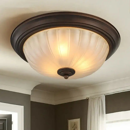 Black bronze ceiling light with frosted ribbed glass shade decorbites black bronze for kitchen and bedroom decor