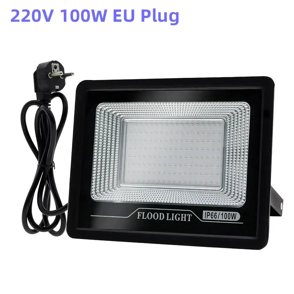 Black led uv black light flood lamp with textured silver panel 100w power for halloween party decor light flood lamp