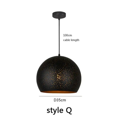 Black nordic industrial pendant light with speckled gold finish and warm interior for dining room decorbites black nordic