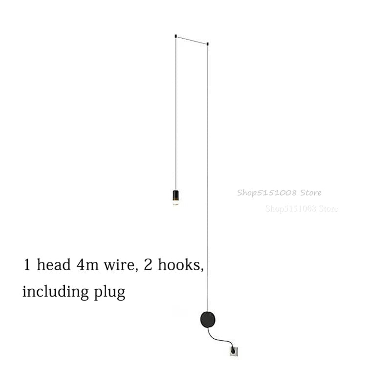 Black Rope Spider Pendant Light - Decorbites