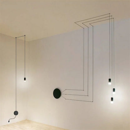 Black Rope Spider Pendant Light - Decorbites