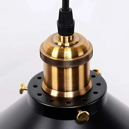 Black Vintage Multi-Head Metal Pendant Light - Decorbites