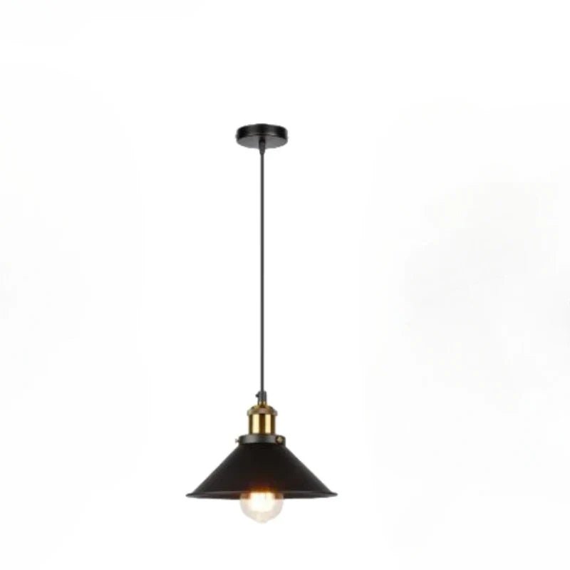 Black Vintage Multi-Head Metal Pendant Light - Decorbites