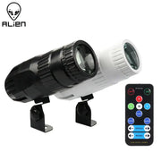 Alien brand black and white 15w rgbw led pinspot beam light with remote control for living room event use
