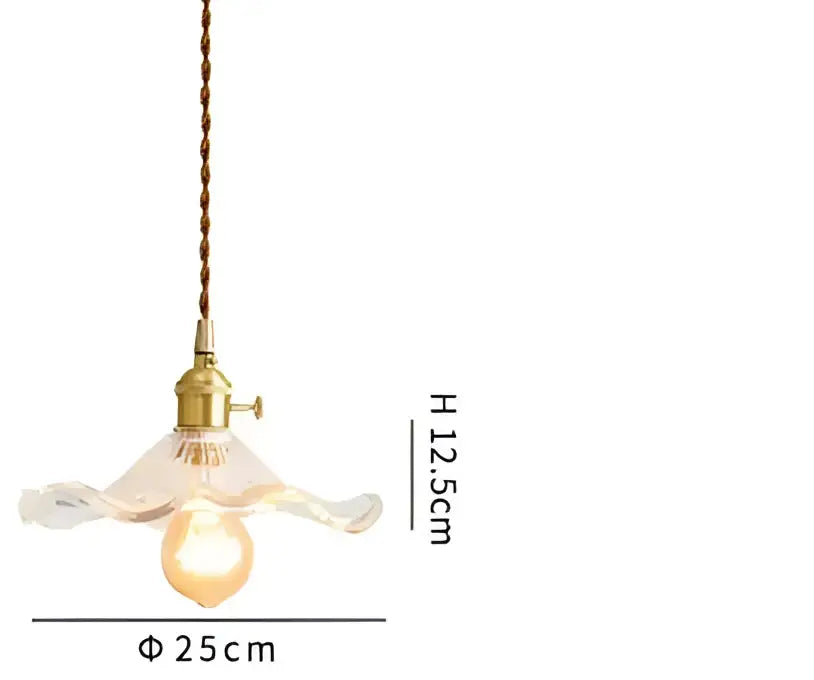 Blue translucent glass pendant lights with brass fixture and braided cord by decorbites pendant lights for bedroom decor