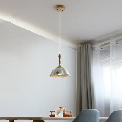White fluted butterfly ceramic led pendant lamp with delicate black butterfly decals for bedroom decorbites butterfly ceramic