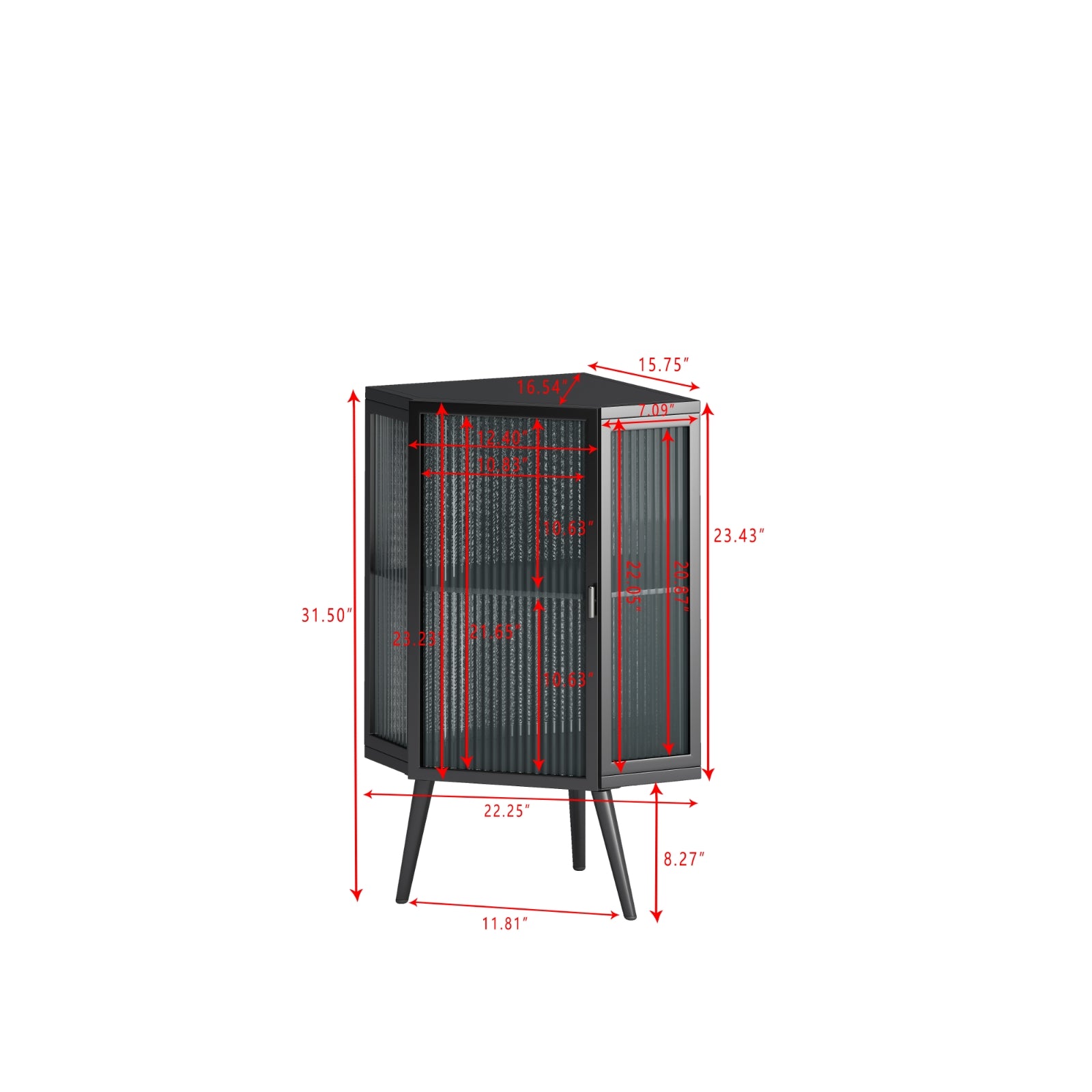 Glass Corner Cabinet