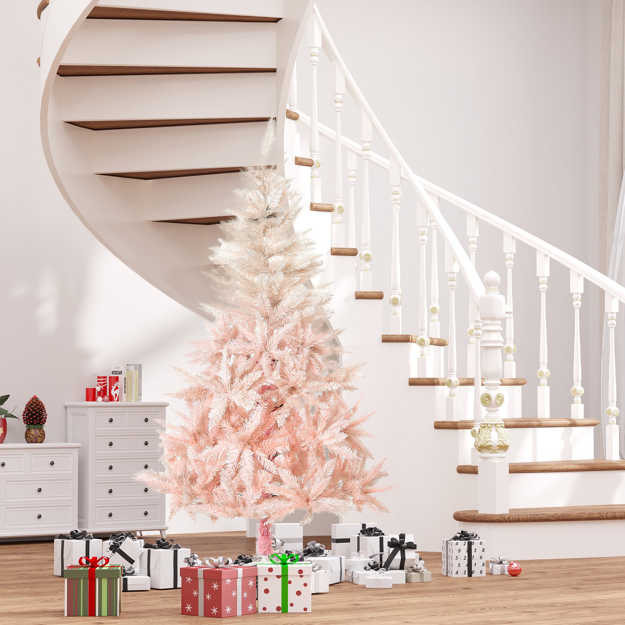 Pink Spruce Christmas Tree