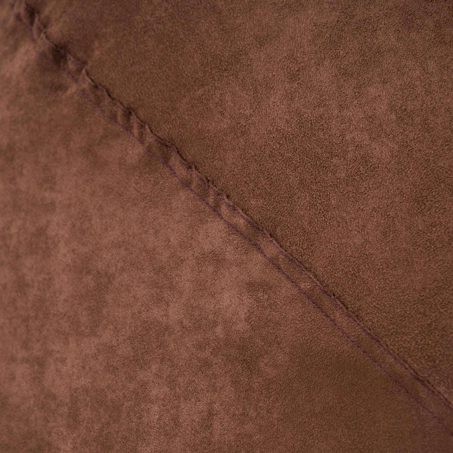 5-Foot Comfortable High-Density Shredded Foam Bean Bag Chair For Kids And Adults, With Removable Microsuede Cover, Ideal Reading And Bedroom Floor Lounge, French Roast