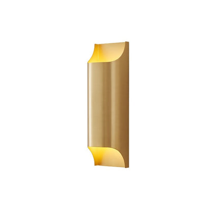 Modern Minimalist Background Wall Staircase Full Copper Wall Lamp