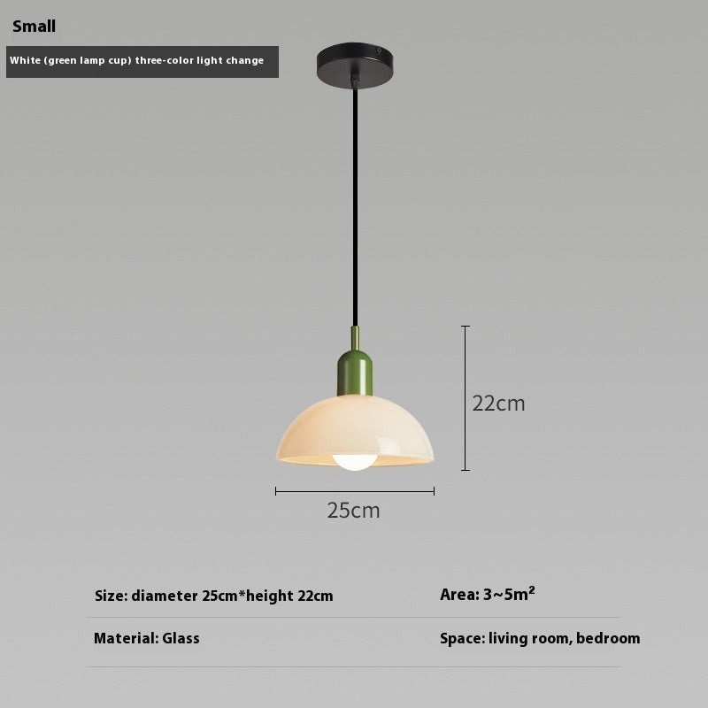 Antique Chandelier Restaurant Simple Modern Bauhaus Creative Glass Retro