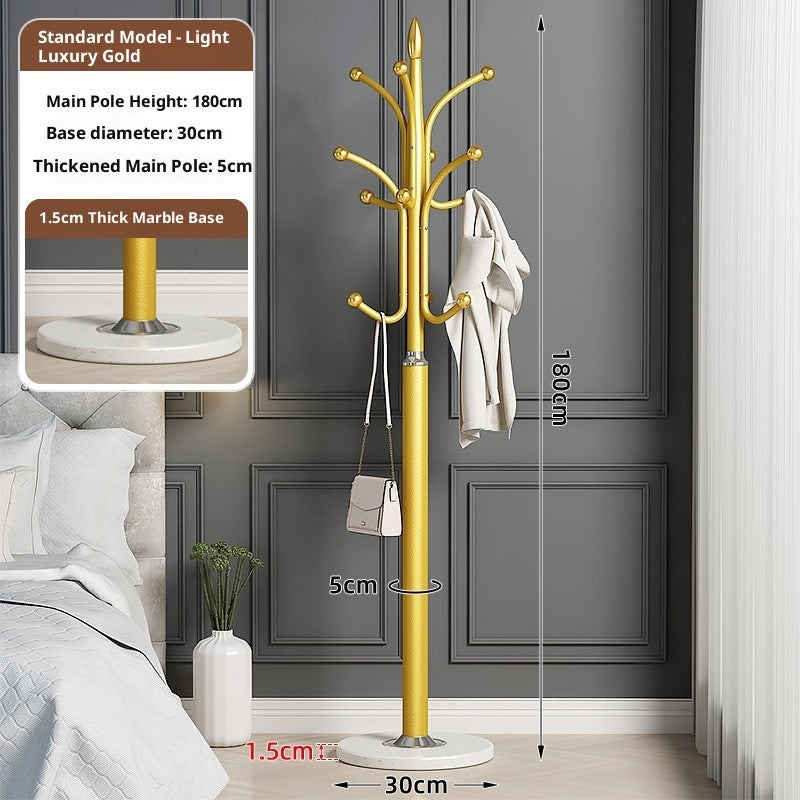 Iron Coat Rack Floor-standing Bedroom Hanger Vertical Simple