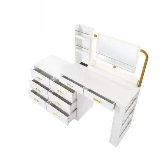 White 8-Drawer Dresser