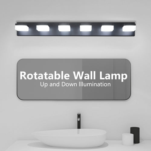 Black LED Vanity Fixture