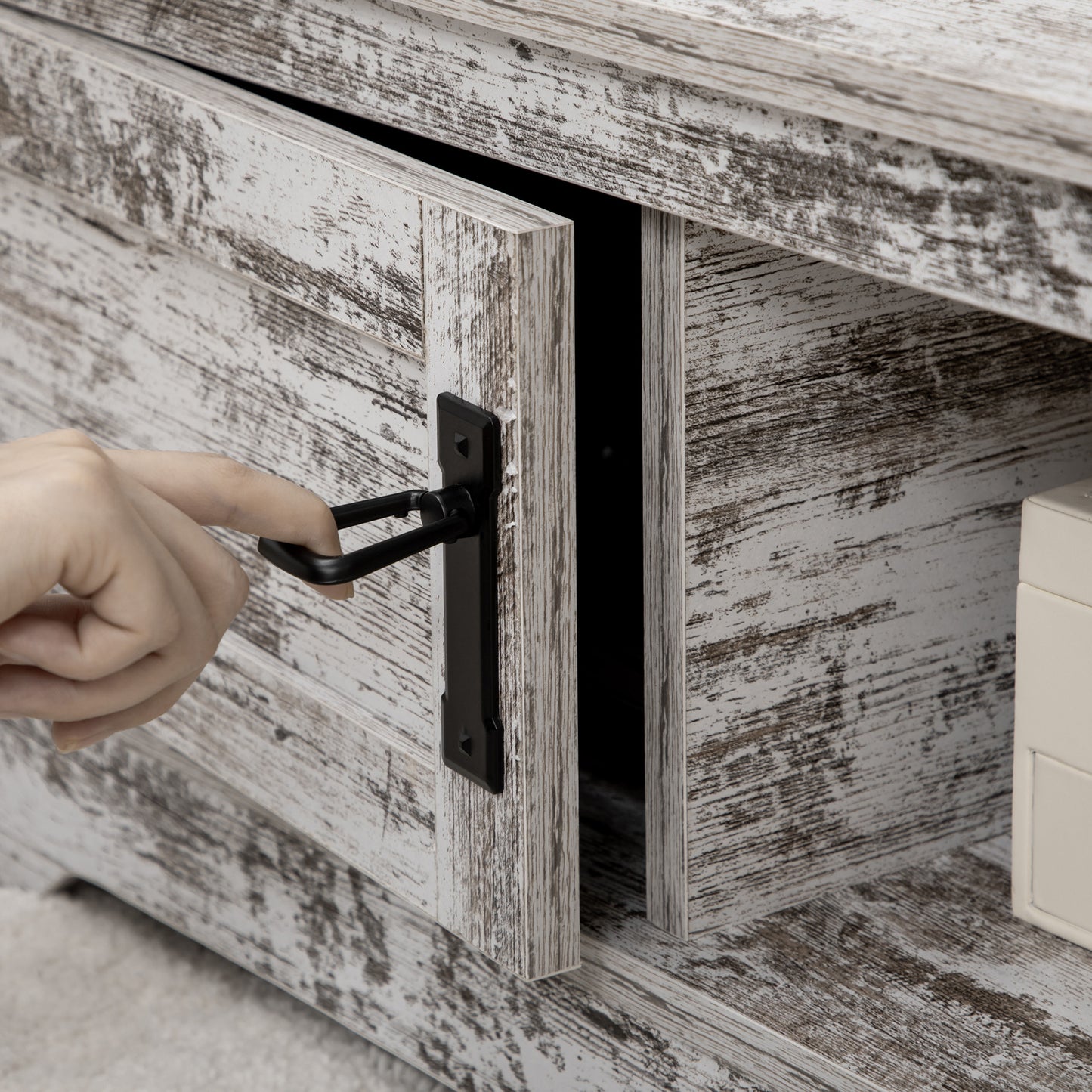 Rustic Coffee Table with Storage