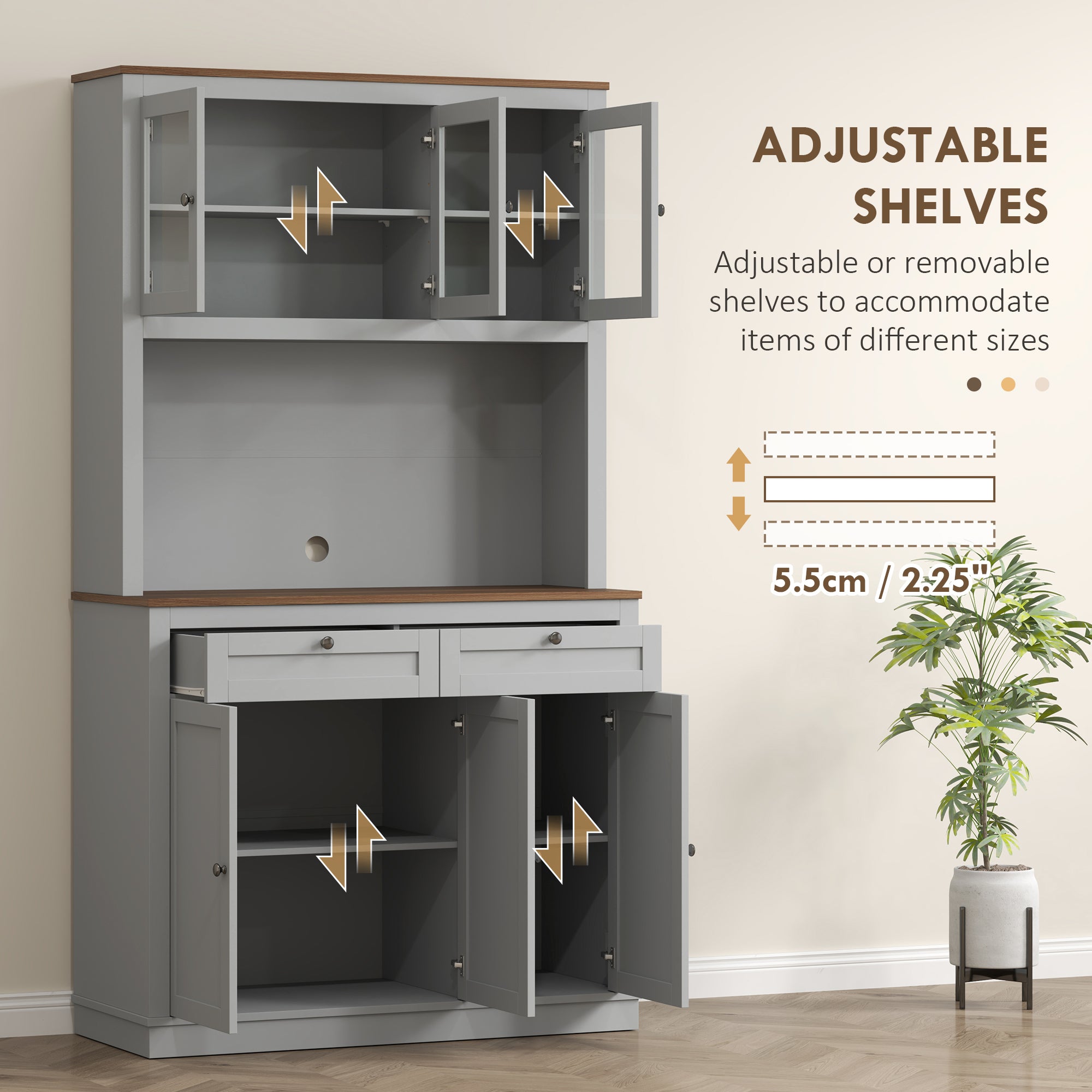 White Pantry Storage Cabinet