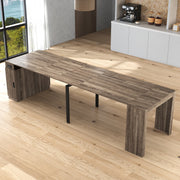 Brown Extendable Dining Table