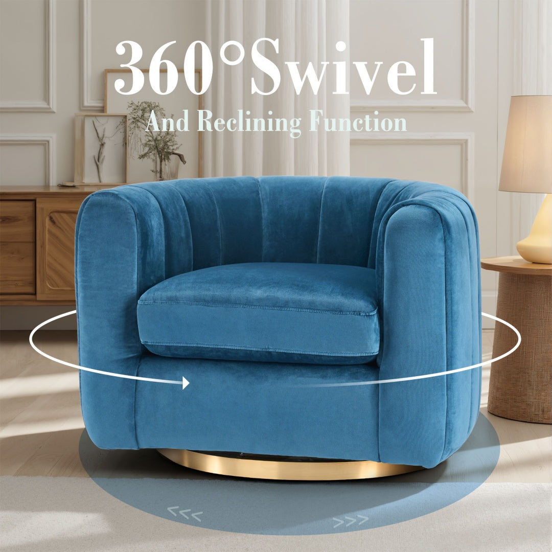 Velvet Rotary Single Sofa