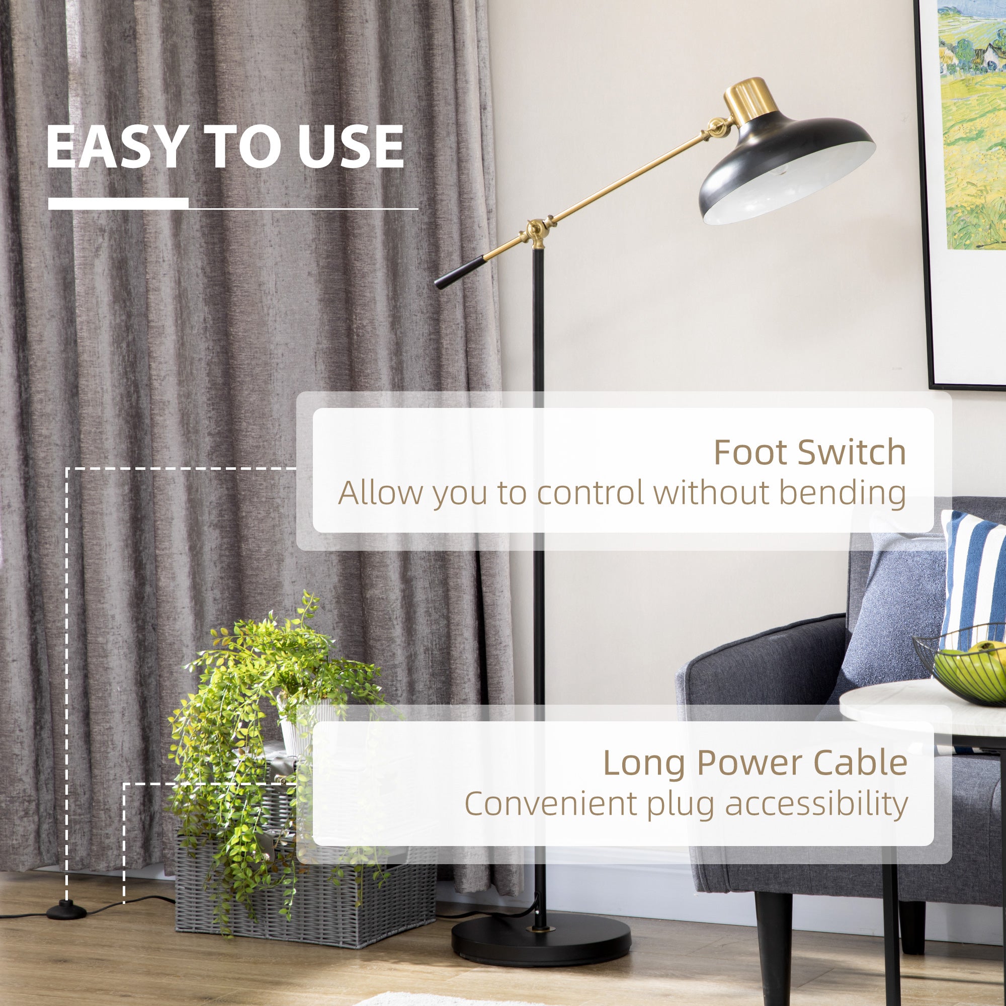 Adjustable Modern Floor Lamp