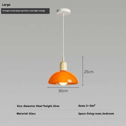 Antique Chandelier Restaurant Simple Modern Bauhaus Creative Glass Retro