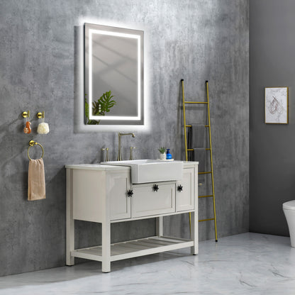 36x28 Inch LED Bathroom Mirror