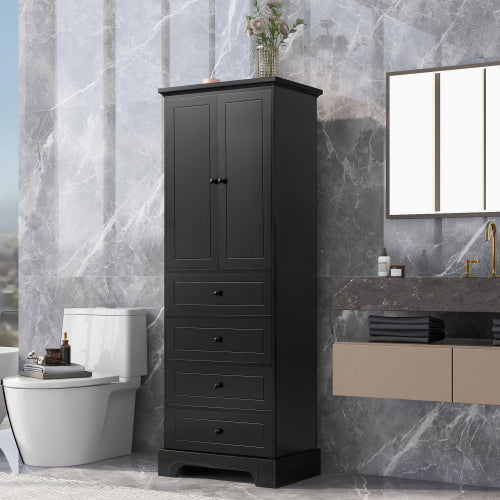 Modern White Storage Cabinet
