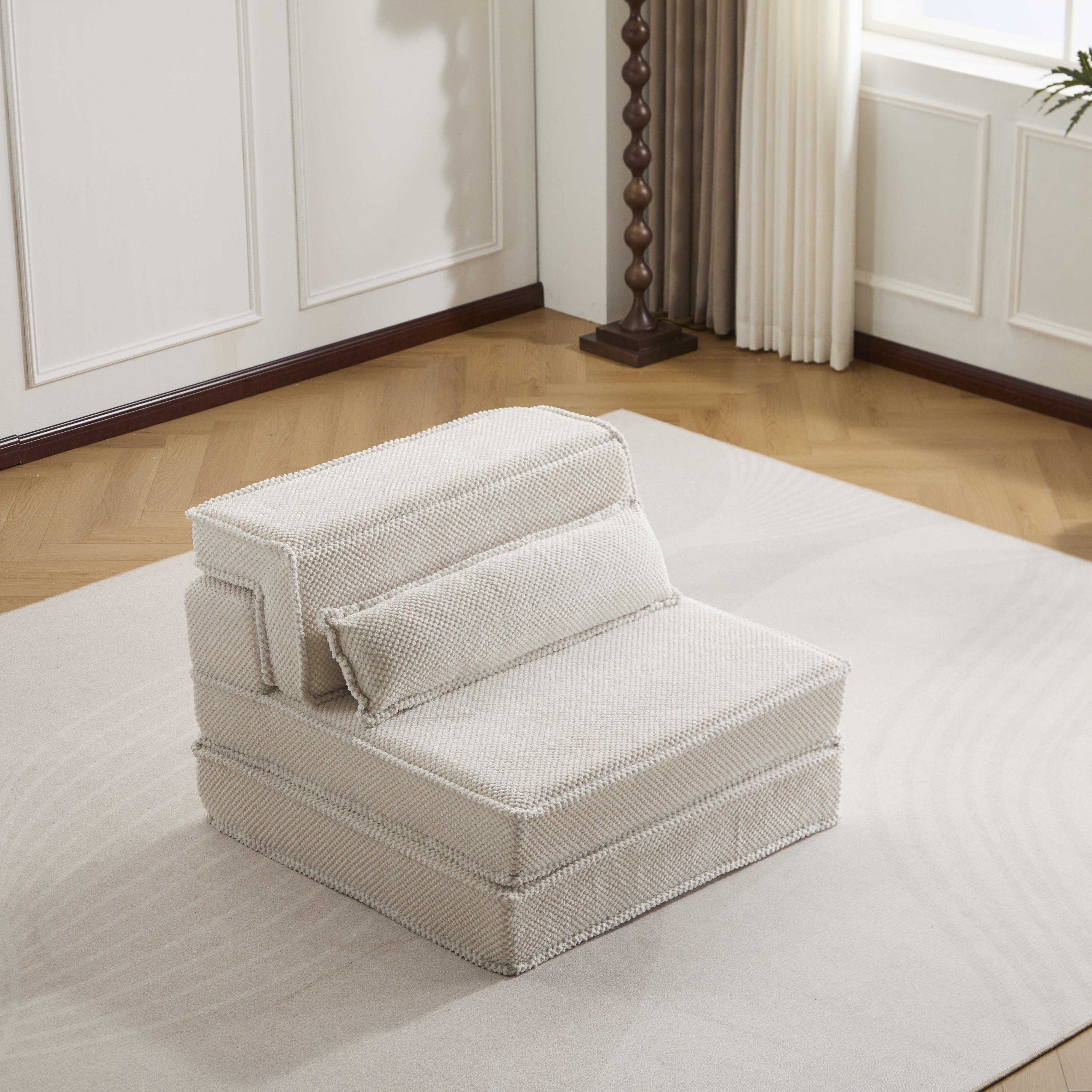 White Single Sofa