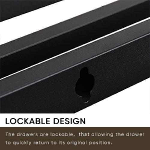 Metal Storage Platform Bed