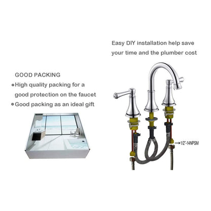Bathroom Cabinet Split Faucet Set