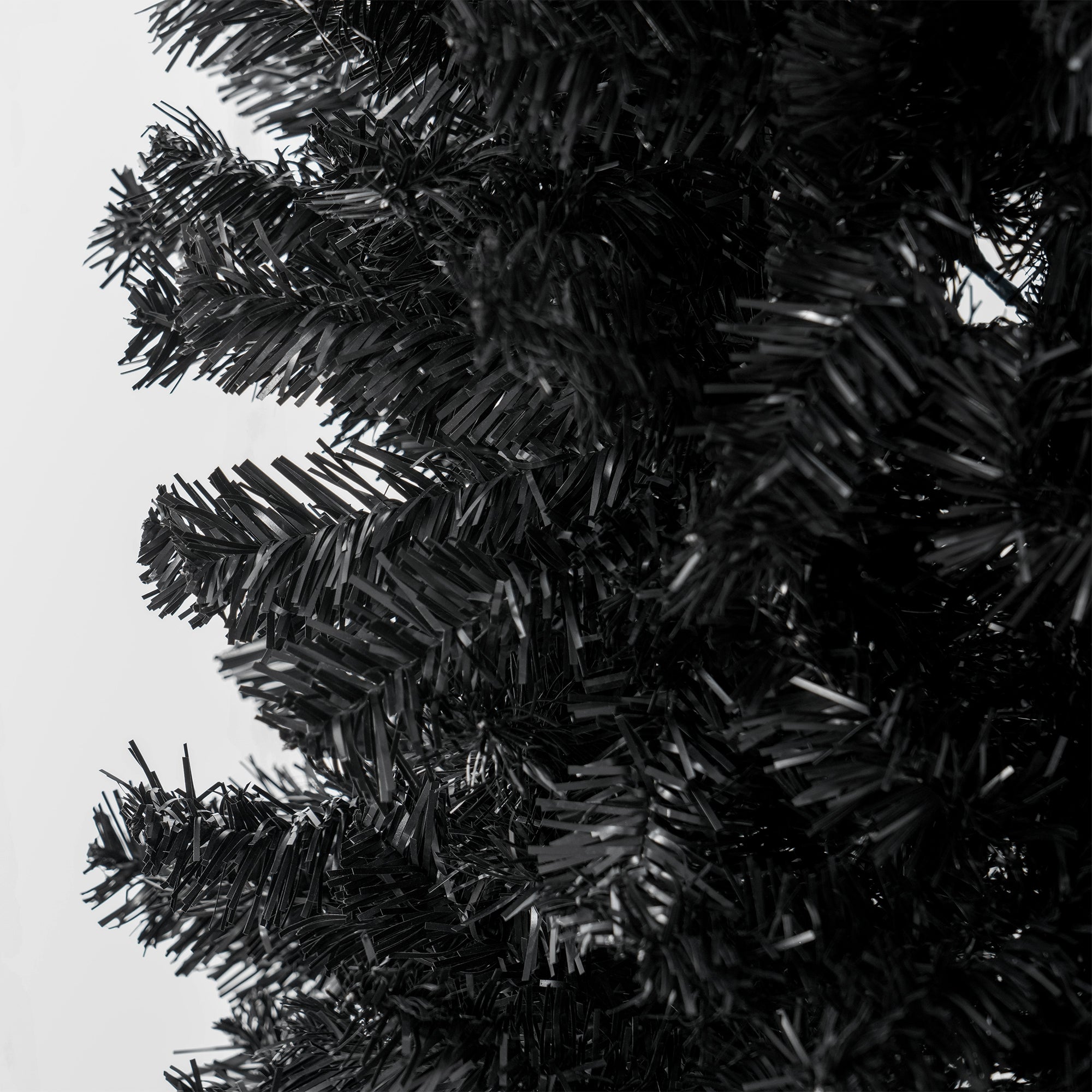 Black Slim Christmas Tree