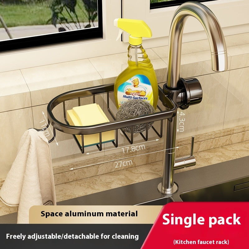 Kitchen Faucet Scullery Multifunctional Storage Rack