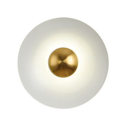 Bedroom Bedside Background Wall Round Led Wall Lamp