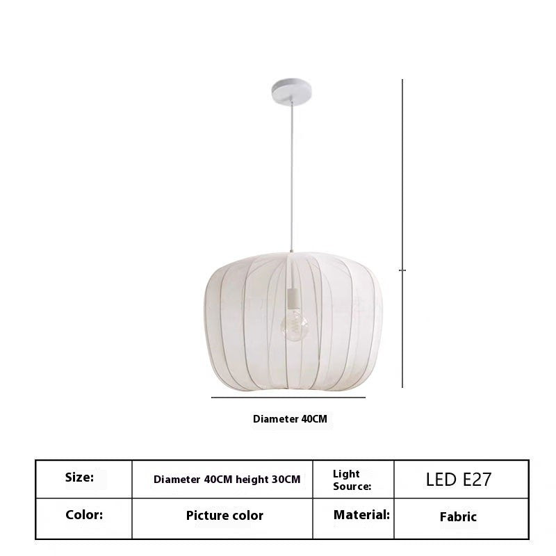 Clothing Store Style Cloth-craft Hanging Lamp