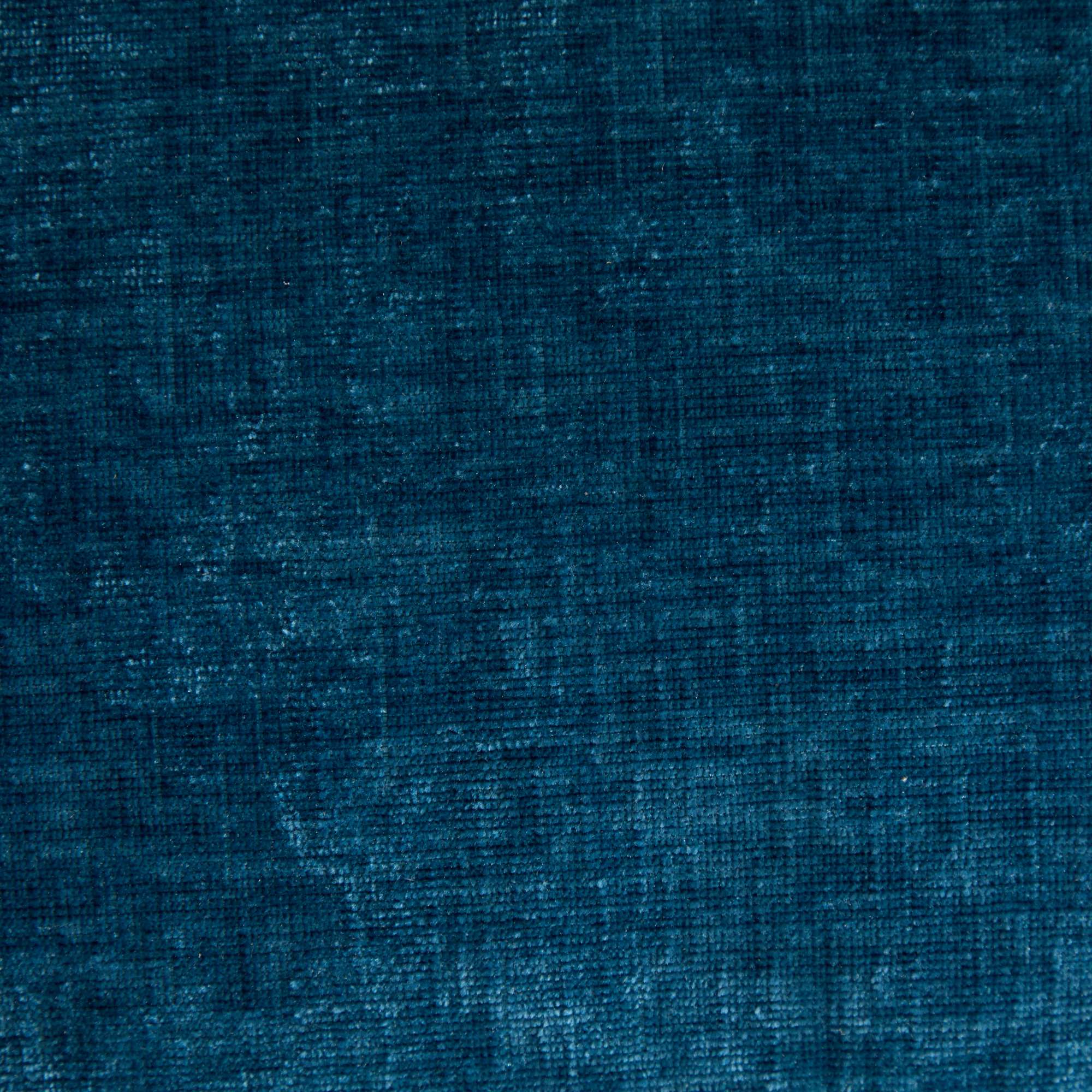 Blue Chenille Single Sofa