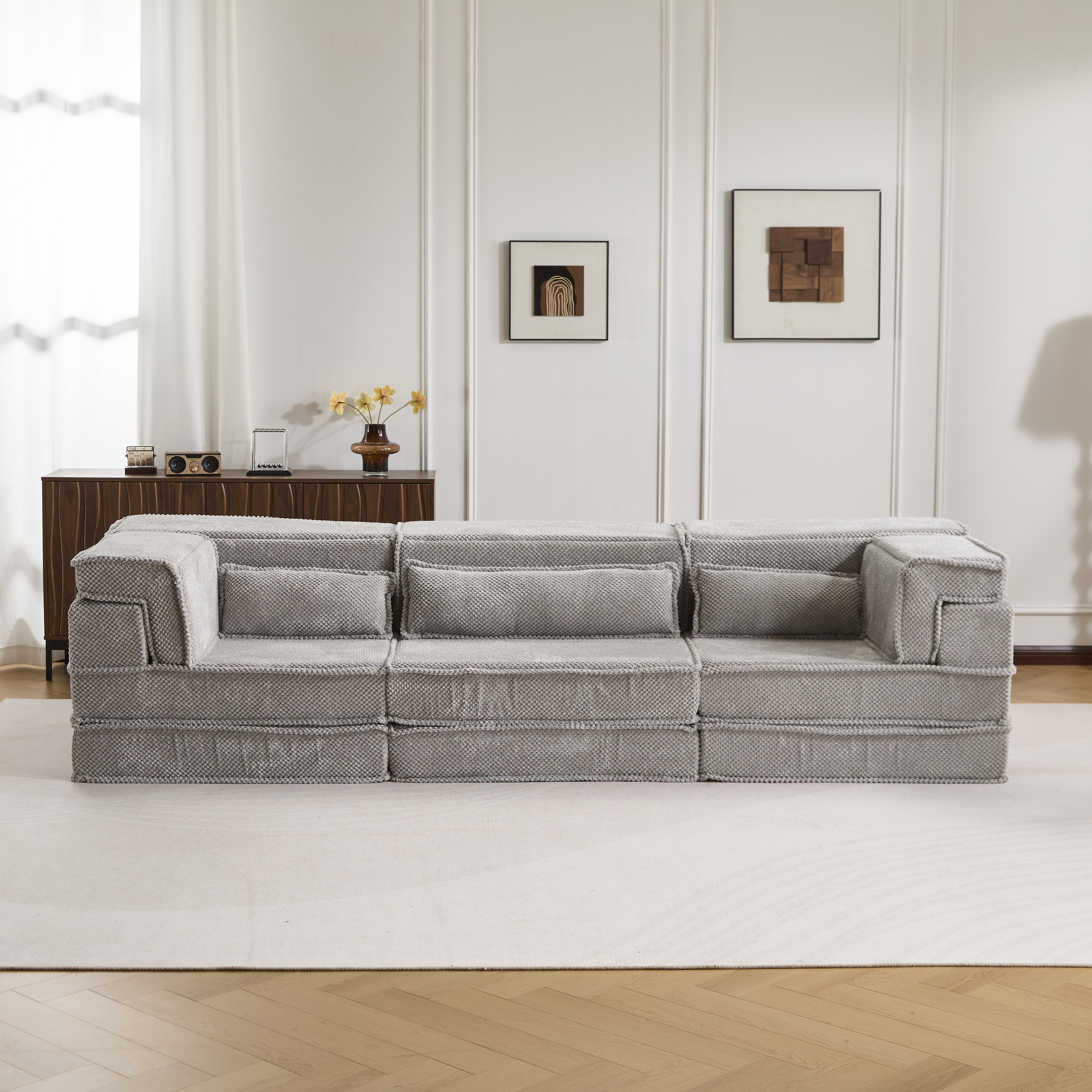 Light Grey Modular Sofa