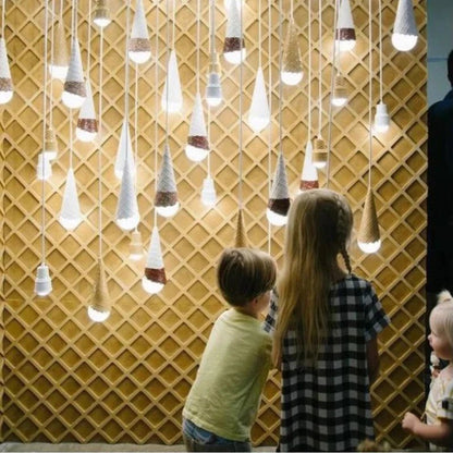 Ceramic Ice Cream Pendant Light for Nursery & Kids Room - Decorbites