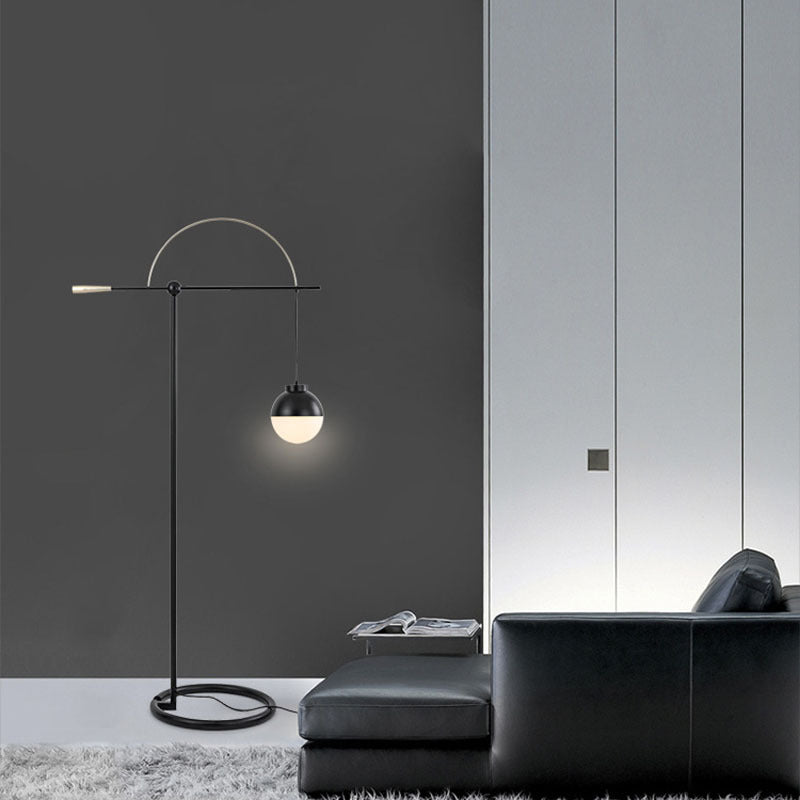 Black Iron Floor Lamp