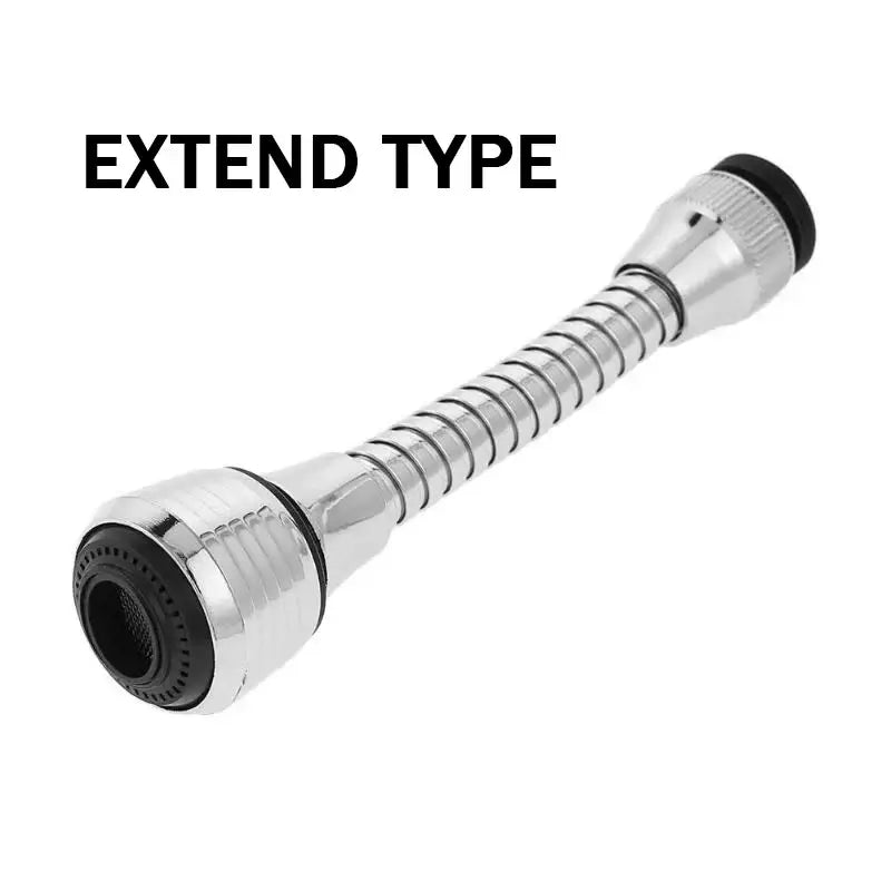 Chrome finished extendable kitchen faucet sprayer with flexible ribbed hose and black seals for decorbites kitchen faucet aerator