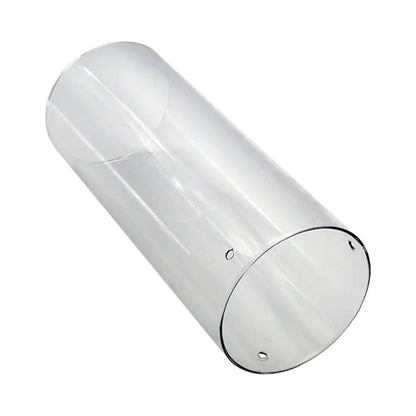 Clear cylinder glass hurricane lamp shade with three small mounting holes for decorbites cylinder glass 3 pack