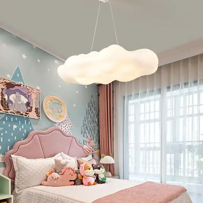 A white soft cloud led ceiling chandelier with smooth diffused glow for bedroom decorbites cloud led pendant light