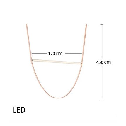 Contemporary Leather Belt Dimmable LED Pendant Light - Decorbites