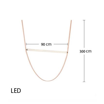 Contemporary Leather Belt Dimmable LED Pendant Light - Decorbites